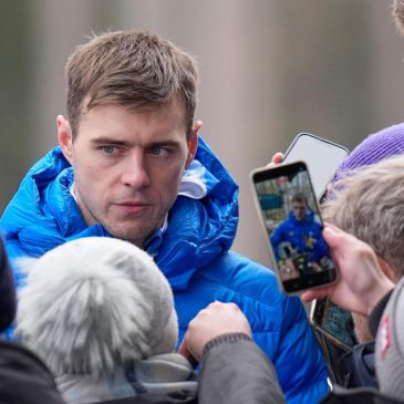 Ukraine’s Vladyslav Heraskevych out of Winter Olympics over banned helmet honoring war dead