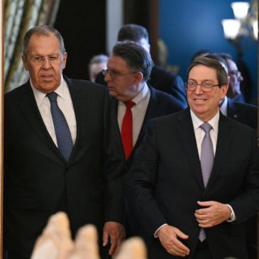 Russia hosts Cuban foreign minister and urges US not to blockade Cuba