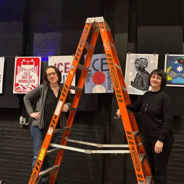 Pop-up poster show, at Can Can Wonderland through Feb. 19, highlights anti-ICE protest art