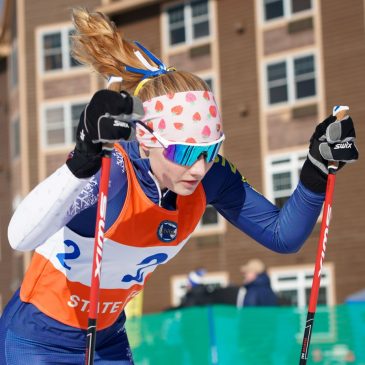 State Nordic skiing: SPA sisters take team sprint title