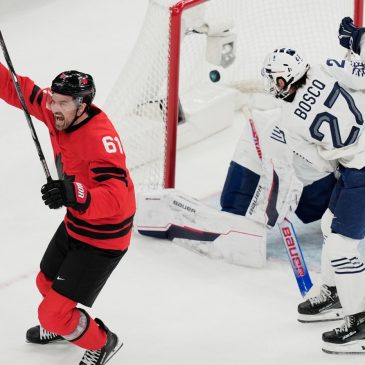 Olympic men’s hockey: Canada advances with rout of France