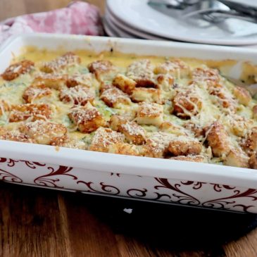 Make cheesy broccoli chicken bake like you remember