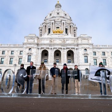 ‘Prosecute ICE’ sculpture at St. Paul Capitol vandalized after unveiling
