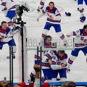 Men’s hockey: U.S. edges Canada in OT for first Olympic gold since 1980