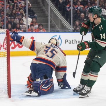 Wild hit a goal gusher to sweep season series with Edmonton