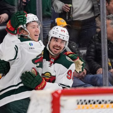 Boldy hat trick sends Wild to break on a high note