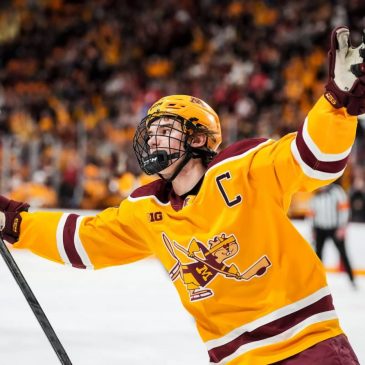 Gophers blitz Badgers to complete weekend sweep