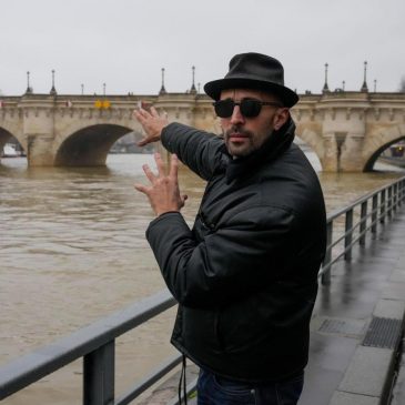 He is known as the French Banksy. Now artist JR plans to turn a Paris bridge into a massive cave