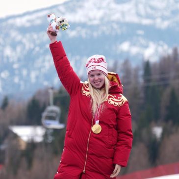 Russian anthem rings out at Paralympics for first time in 12 years after Voronchikhina takes gold