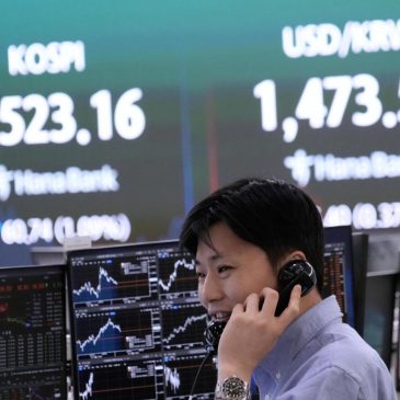World shares are mixed following Wall Street’s losses, as oil continues to climb