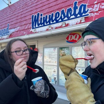 People line up for ice cream treats every March 1 at this Minnesota Dairy Queen. Why? It’s tradition